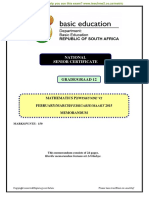 Mathematics P2 Feb-March 2015 Memo Afr & Eng