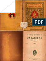 Cartilla Moderna de Urbanidad para Niñas