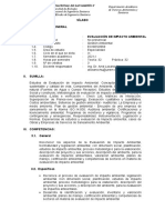 Silabo Evaluación de Impacto Ambiental 2020-1