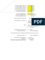 Therefore The Required Heat Transfer Area, A 303.44 m2: in Out in Out