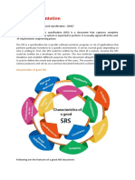 2 SRS Docmentation: Characteristics of Good SRS