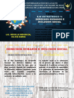 Eje Estrategico 1 Derechos Humanos e Inclusion Social