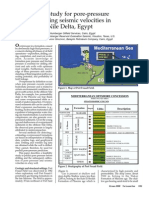 Pore Pressure Offshore Nile Delta