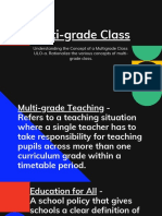 Multi-Grade Class