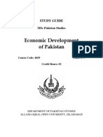 Economic Development of Pakistan: Study Guide