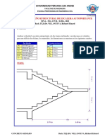 Analisis y Diseño Estructural de Escaleras Autoportantes UPLA Richard