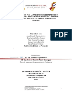 Plan Educativo Prevencion de Desperdicios de Alimentos en Los Servicios Del ICBF CZ3