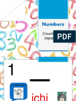 Numbers: Counting in Japanese