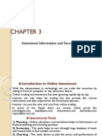 CHAPTER 3 Investment Information and Security Transaction