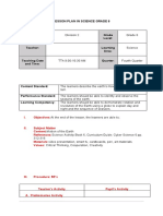 Lesson Plan Science Grade 6