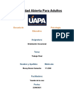 Trabajo Final de Orientacion Vocacional