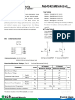 ME4542/ME4542-G: N and P-Channel 30-V (D-S) MOSFET