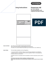 Installation & Servicing Instructions: Powermax HE