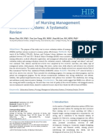 Effectiveness of Nursing Management Information Systems: A Systematic Review