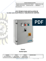 Procedimiento Instalación Acometida Electrica Tableros V1