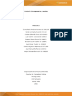 Parcial 1 Presupuesto y Ventas Analisis