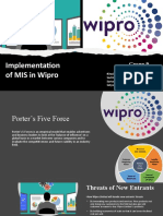 Implementation of MIS in Wipro: Group 9