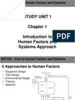 Revision Slides Human Factors and Systems Design