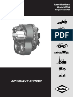 C330 Torque Converter Spec