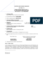 Greenergy Holdings Incorporated - SEC Form 17-C - 23 January 2021