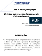 Introdução A Psicopedagogia