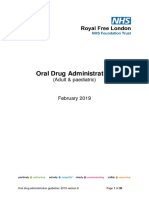 Oral Drug Administration Workbook 2019