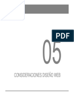 Consideraciones Diseño Web