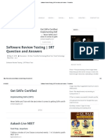 Software Review Testing - SRT Question and Answers - Trenovision