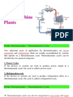 Further Thermodynamics Steam Turbine Plants