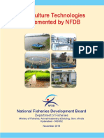 14 Aquaculture Technologies Implemented by NFDB