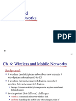 Wireless and Mobile Networks