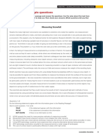 Sample Questions: Measuring Snowfall