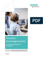 Acoustics - Knowledge Booklet