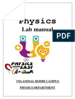 Lab Manual - Class 12-Physics