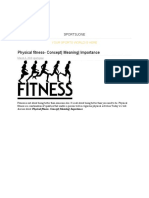 Concept of Physical Fitness 1