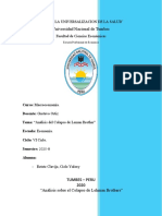 Analisis Macroeconomico Sobre El Colapso de Lehman Brothers