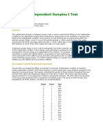 Lesson 4: Independent-Samples T Test: Objectives