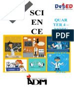 SCI EN CE 4: Quar Ter 4 - Modu LE 2: Comp Aring THE Diffe Rent Types OF Soil