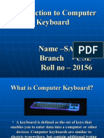 Introduction To Computer Keyboard