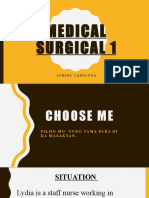 Medical Surgical 1: Johdel Cabaluna