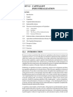 Unit 12 Capitalist Industrialization: Structure