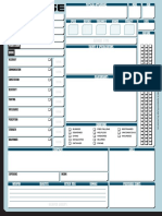 The Expanse Character Sheet - Form Fillable