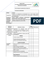 Lista - Chequeo - V1 - Paso de SNG