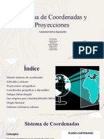 Sistema de Coordenadas y Proyecciones