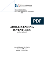 Adolescencias y Juventudes. Así, en Plural.