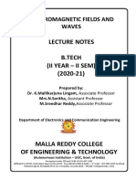 Electromagnetic Fields and Waves