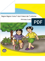 Bagian-Bagian Utama Tubuh Hewan Dan Tumbuhan