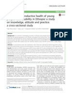 Sexual and Reproductive Health of Young People With Disability in Ethiopia A Study On Knowledge, Attitude and Practice A Cross-Sectional Study