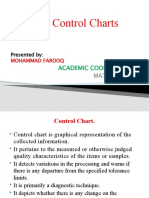 Quality Control Charts: Academic Coordinator