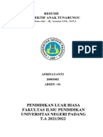 Resume Prespektif Anak Tunarungu - Afrinayanti - 20003002-T11